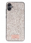 Mey İthalat®  Samsung Galaxy A05 Bright Simli Kapak - Gold