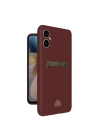Mey İthalat®  Samsung Galaxy A05 Kelvin Kartvizitli Silikon - Bordo