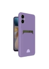 Mey İthalat®  Samsung Galaxy A05 Kelvin Kartvizitli Silikon - Lila