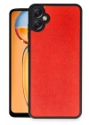Mey İthalat®  Samsung Galaxy A05 Kılıf Aras Deri Kapak - Kırmızı