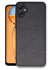 Mey İthalat®  Samsung Galaxy A05 Kılıf Aras Deri Kapak - Siyah