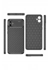 Mey İthalat®  Samsung Galaxy A05 Kılıf Auto Focus Karbon Kapak - Siyah