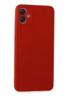 Mey İthalat®  Samsung Galaxy A05 Kılıf First Silikon - Kırmızı