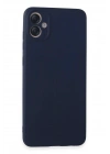 Mey İthalat®  Samsung Galaxy A05 Kılıf First Silikon - Lacivert