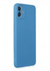 Mey İthalat®  Samsung Galaxy A05 Kılıf First Silikon - Mavi