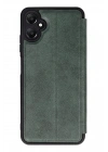 Mey İthalat®  Samsung Galaxy A05 Kılıf Flip Cover - Koyu Yeşil