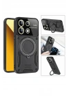 Mey İthalat®  Samsung Galaxy A05 Kılıf Joy Lens Standlı Kapak - Mor