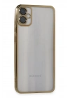 Mey İthalat®  Samsung Galaxy A05 Kılıf  Lensli Silikon - Gold