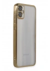Mey İthalat®  Samsung Galaxy A05 Kılıf  Lensli Silikon - Gold