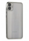Mey İthalat®  Samsung Galaxy A05 Kılıf  Lensli Silikon - Gümüş