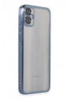 Mey İthalat®  Samsung Galaxy A05 Kılıf  Lensli Silikon - Lacivert