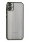 Mey İthalat®  Samsung Galaxy A05 Kılıf  Lensli Silikon - Yeşil
