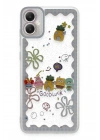 Mey İthalat®  Samsung Galaxy A05 Kılıf Sweet Desenli Silikon Kapak - Açık Mavi