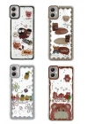 Mey İthalat®  Samsung Galaxy A05 Kılıf Sweet Desenli Silikon Kapak - Açık Mavi