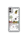 Mey İthalat®  Samsung Galaxy A05 Kılıf Sweet Desenli Silikon Kapak - Açık Mavi