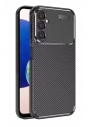 Mey İthalat®  Samsung Galaxy A05S Kılıf Auto Focus Karbon Kapak - Siyah