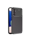 Mey İthalat®  Samsung Galaxy A05S Kılıf Auto Focus Karbon Kapak - Siyah