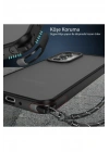 Mey İthalat®  Samsung Galaxy A05S Kılıf Elegant Kapak - Siyah