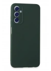 Mey İthalat®  Samsung Galaxy A05S Kılıf First Silikon - Koyu Yeşil