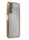 Mey İthalat®  Samsung Galaxy A05S Kılıf  Lensli Silikon - Gold