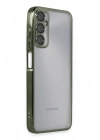 Mey İthalat®  Samsung Galaxy A05S Kılıf  Lensli Silikon - Yeşil