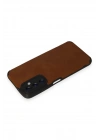 Mey İthalat®  Samsung Galaxy A05S Kılıf Loop Deri Silikon - Kahverengi