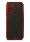 Mey İthalat®  Samsung Galaxy A05S Kılıf Montreal Silikon Kapak - Kırmızı
