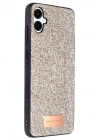 Mey İthalat®  Samsung Galaxy A06 Bright Simli Kapak - Gold