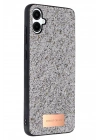 Mey İthalat®  Samsung Galaxy A06 Bright Simli Kapak - Gümüş