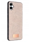 Mey İthalat®  Samsung Galaxy A06 Bright Simli Kapak - Pembe