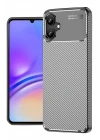 Mey İthalat®  Samsung Galaxy A06 Kılıf Auto Focus Karbon Kapak - Gri