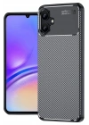 Mey İthalat®  Samsung Galaxy A06 Kılıf Auto Focus Karbon Kapak - Siyah