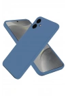 Mey İthalat®  Samsung Galaxy A06 Kılıf First Silikon - Mavi