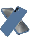 Mey İthalat®  Samsung Galaxy A06 Kılıf First Silikon - Mavi