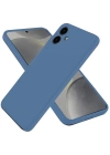 Mey İthalat®  Samsung Galaxy A06 Kılıf First Silikon - Mavi