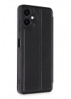 Mey İthalat®  Samsung Galaxy A06 Kılıf Flip Cover - Siyah