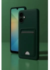 Mey İthalat®  Samsung Galaxy A06 Kılıf Kelvin Kartvizitli Silikon - Siyah