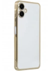 Mey İthalat®  Samsung Galaxy A06 Kılıf  Lensli Silikon - Gold
