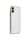 Mey İthalat®  Samsung Galaxy A06 Kılıf  Lensli Silikon - Gold
