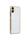 Mey İthalat®  Samsung Galaxy A06 Kılıf  Lensli Silikon - Gold