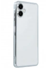 Mey İthalat®  Samsung Galaxy A06 Kılıf  Lensli Silikon - Gümüş