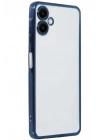 Mey İthalat®  Samsung Galaxy A06 Kılıf  Lensli Silikon - Lacivert