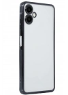 Mey İthalat®  Samsung Galaxy A06 Kılıf  Lensli Silikon - Siyah