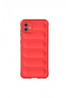 Mey İthalat®  Samsung Galaxy A06 Kılıf Optimum Silikon - Kırmızı