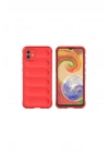 Mey İthalat®  Samsung Galaxy A06 Kılıf Optimum Silikon - Kırmızı