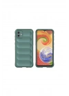 Mey İthalat®  Samsung Galaxy A06 Kılıf Optimum Silikon - Koyu Yeşil