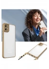Mey İthalat®  Samsung Galaxy A06 Kılıf Penta Silikon Kılıf - Çöl Titanyum