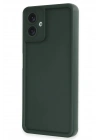 Mey İthalat®  Samsung Galaxy A06 Kılıf Viera Silikon - Koyu Yeşil