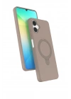 Mey İthalat®  Samsung Galaxy A06 Regal Magsafe Standlı Kapak - Çöl Titanyum