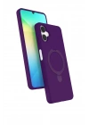 Mey İthalat®  Samsung Galaxy A06 Regal Magsafe Standlı Kapak - Derin Mor